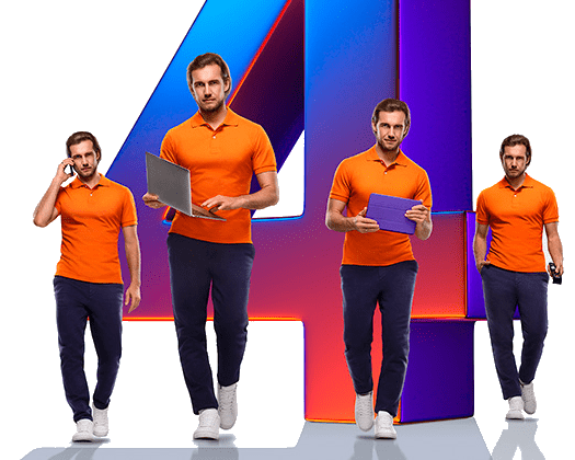 Великолепная четверка Ростелеком в деревня Большое Кибеево (Республика Марий Эл)